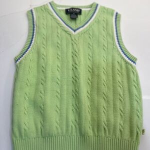Boys Cable Knit Sweater Vest